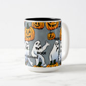Sips éffrayants : Fantôme Éffrayant et Mug d'Hallo (Devant droit)