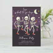 Sips op weg naar Halloween feest Kaart (Staand voorkant)