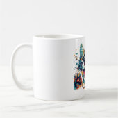 Sips Purr-fect : Charming Amoureux des chats Mug (Gauche)