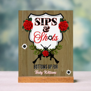 Sips & Shots Armes à feu ou Roses Révélation de ge