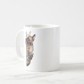 Sips & Stickers - Vibes de chat Purr-fect Mug (Devant gauche)