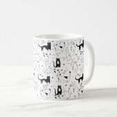 Sips & Stickers - Vibes de chat Purr-fect Mug (Devant droit)