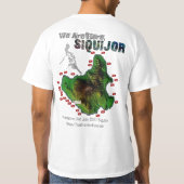 Siquijor Map【Back Print Only】 T-shirt (Achterkant)