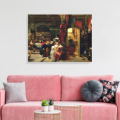 Sir Anthony van Dyck in Londen, 1837 Canvas Afdruk (Insitu (Woonkamer))