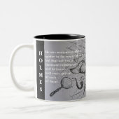 Sir Arthur Conan Doyle Mok met citaat (Links)