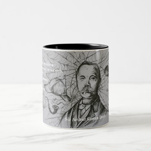Sir Arthur Conan Doyle Mok met citaat (Center)