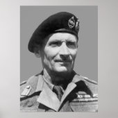 Sir Bernard Law Montgomery Poster (Voorkant)