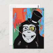 Sir Chimpy Briefkaart (Voorkant / Achterkant)