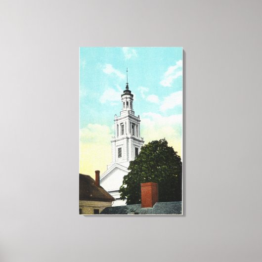 Sir Christopher Wren Tower Uitzicht Canvas Afdruk (Voorkant)