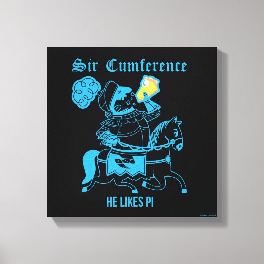 Sir Cumference... Canvas Afdruk (Voorkant)