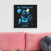 Sir Cumference... Canvas Afdruk (Insitu (Woonkamer))