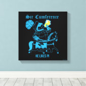 Sir Cumference... Canvas Afdruk (Insitu (Houten vloer))