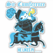 Sir Cumference... Sticker (Voorkant)