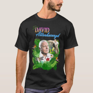Sir David Attenborough - Bloem T-shirt