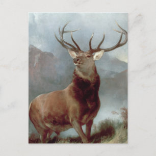 Sir Edwin Landseer   Monarch van de Glen, 1851 Briefkaart