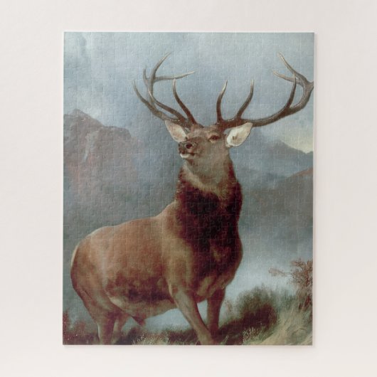 Sir Edwin Landseer | Monarch van de Glen, 1851 Legpuzzel (Verticaal)