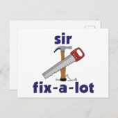 Sir Fix-A-Lot Briefkaart (Voorkant / Achterkant)