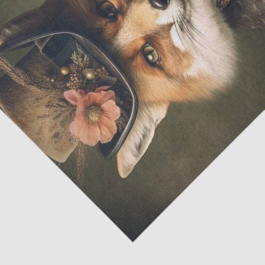 Sir Foxy1 Tissuepapier (Detail)