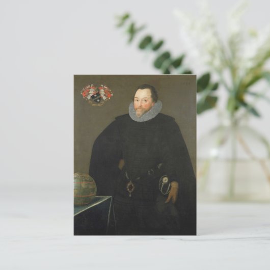 Sir Francis Drake Briefkaart (Staand voorkant)