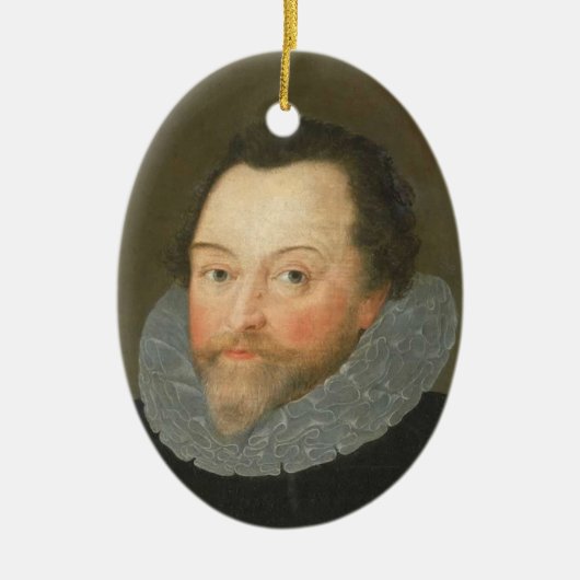 Sir Francis Drake Keramisch Ornament (Voorkant)