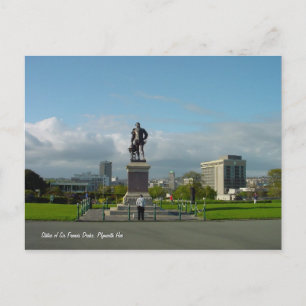 Sir Francis Drake Statue, Plymouth briefkaart