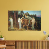 Sir Galahad, c.1894 (olie op canvas) Canvas Afdruk (Insitu (Woonkamer))