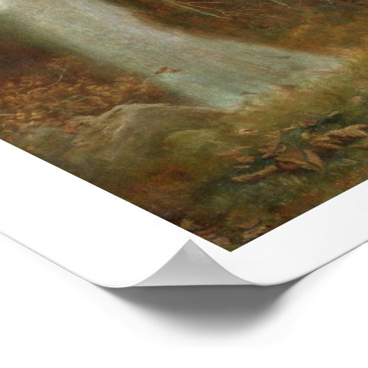 Sir Galahad, c.1894 (olie op canvas) Poster (Hoek)