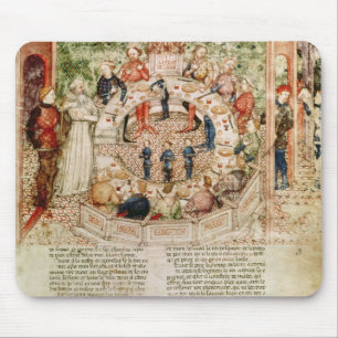 Sir Galahad is blij met de rondetafelconferentie Muismat