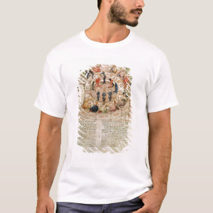 Sir Galahad is blij met de rondetafelconferentie T-shirt