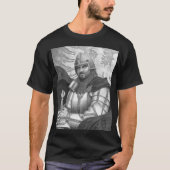 Sir Gawain in Black and White T-Shirt (Voorkant)