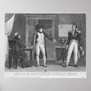 Sir Hudson Lowe komt terug in de studie van Napole Poster