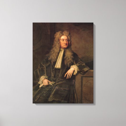 Sir Isaac Newton Canvas Afdruk (Voorkant)
