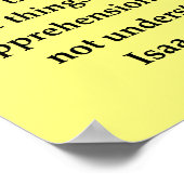 sir isaac newton quote poster (Hoek)