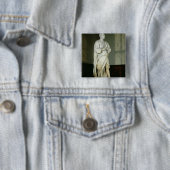 Sir Isaac Newton Vierkante Button 5,1 Cm (In situ)