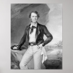 Sir James Brooke Rajah van Sarawak, 1847 Poster
