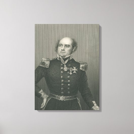 Sir John Franklin Canvas Afdruk (Voorkant)