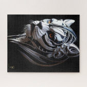 Sir Khan de grimmige blik Puzzel (Horizontaal)