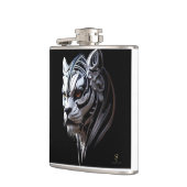 "Sir Khan" Vinyl verpakte fles Heupfles (Links)