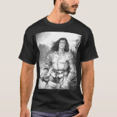 Sir Lancelot en T-shirt noir et blanc (Devant)