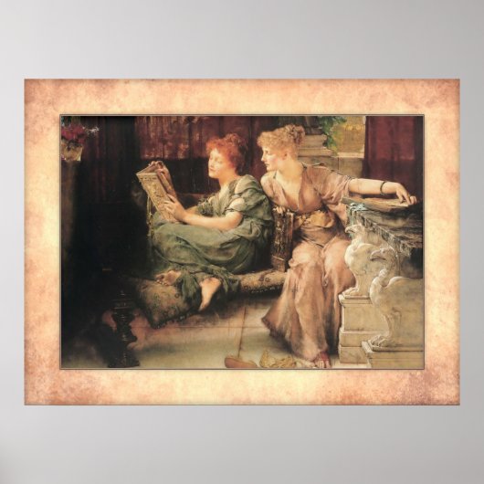 Sir Lawrence Alma-Tadema - Vergelijkingen Poster (Voorkant)