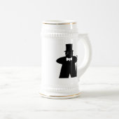 Sir Meeple dapper gamer stein Bierpul (Voorkant rechts)