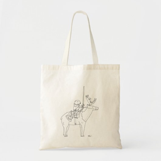 Sir Otter de Brave Tote Bag (Voorkant)