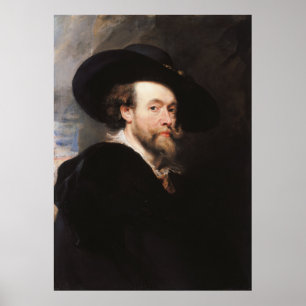 Sir Peter Paul Rubens Portret van de kunstenaar Poster