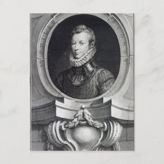 Sir Philip Sidney Briefkaart (Voorkant)