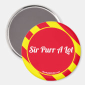 Sir Purr Un Aimant Lot Rouge/Jaune (Recto/Verso)