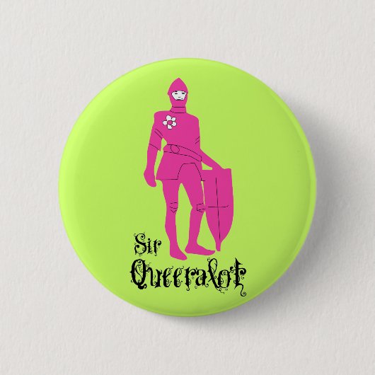 Sir Queeralot Ronde Button 5,7 Cm (Voorkant)