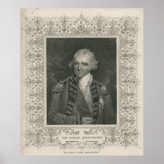 Sir Ralph Abercromby Poster (Voorkant)
