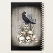 Sir Raven Skully Gothic Planner (Achterkant)
