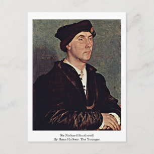 Sir Richard Southwell door Hans Holbein The Younge Briefkaart