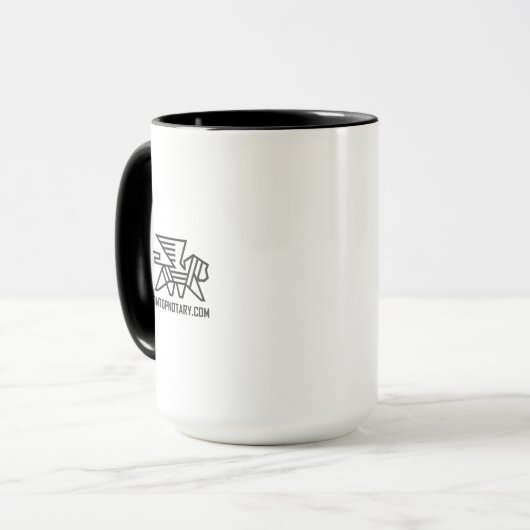 Sir Robert Helms Mok met linkse koffie (Voorkant links)